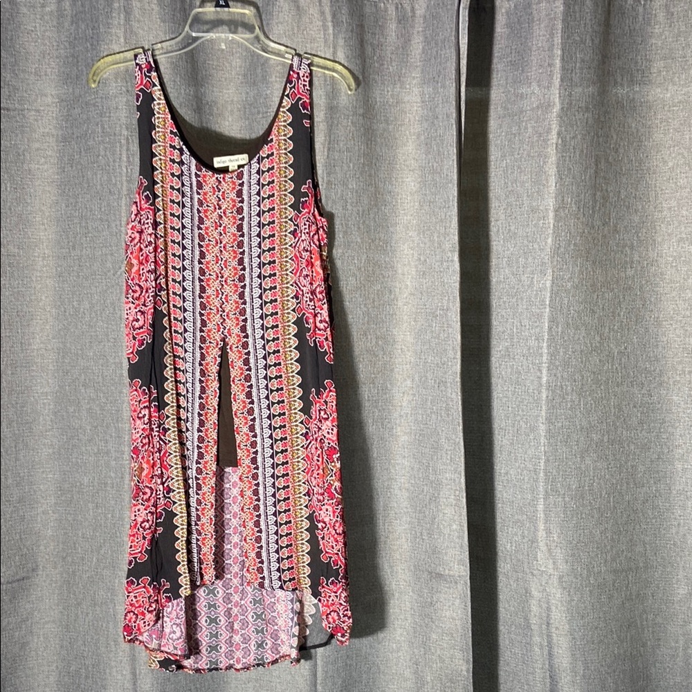 Boho layered tank top